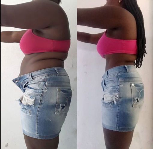 Ijeoma before and after the reset