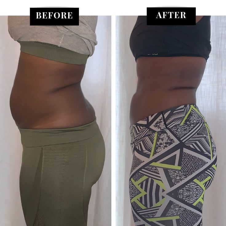 Hadiza after four weeks on the reset