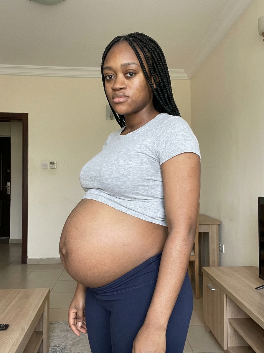 Ifeoma eight months after childbirth